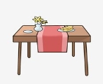 Пин содержит это изображение: Коричневый обеденный стол Розовая скатерть Мультфильм иллюстрация Нарисованная рукой иллюстрация мебели PNG , изысканная мебель, красивая мебель, коричневый обеденный стол PNG картинки и пнг PSD рисунок для бесплатной загрузки